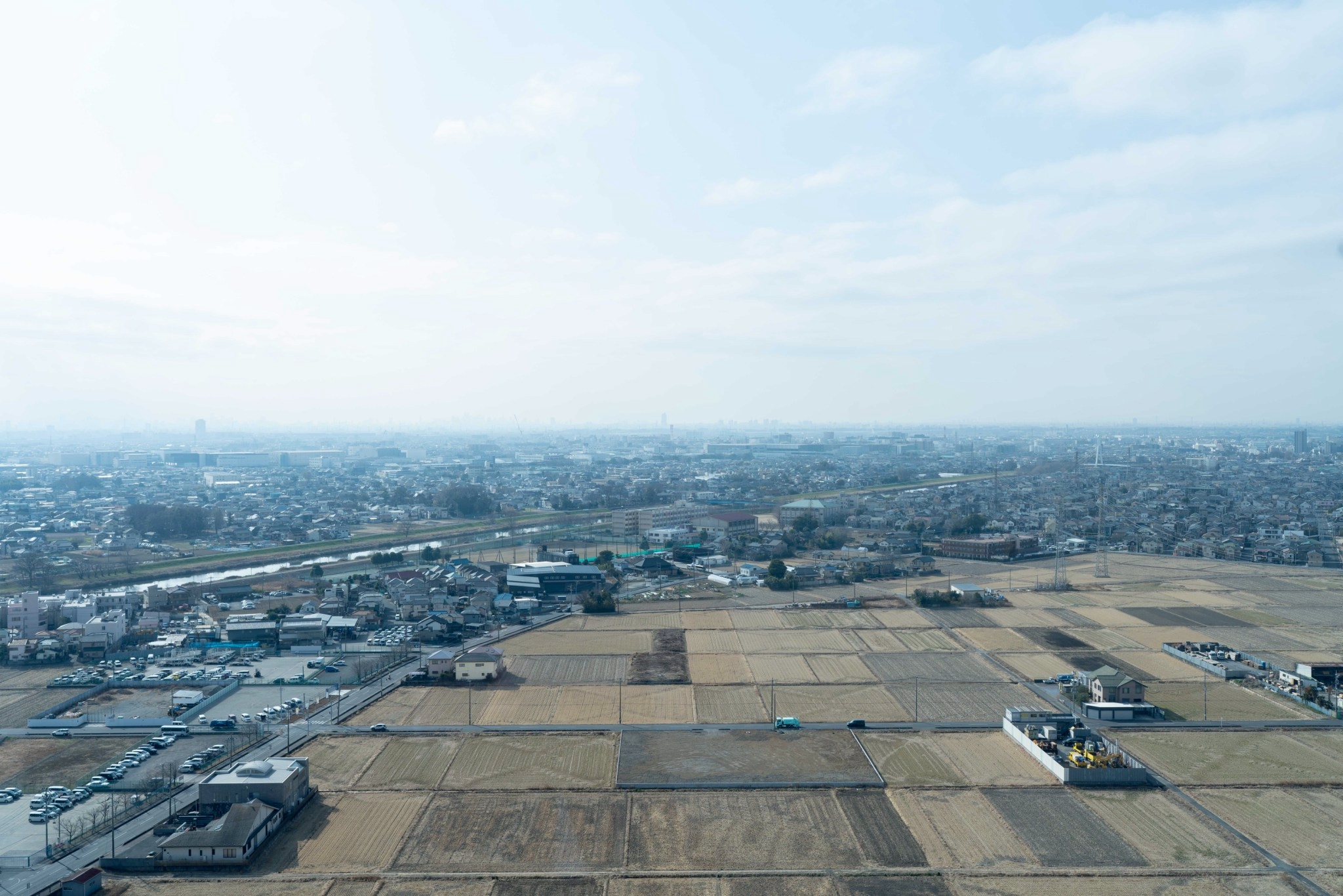 地上80メートルの展望台からの眺望